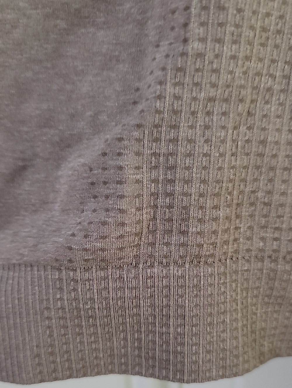 Gymshark Long Sleeve Cropped Seamless Top - Gray - Picture 10 of 10